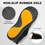 Women's Minimalist Slip-On Walking Shoes - Black Size 10