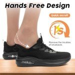 ZYEN Women's Extra Wide Air Cushion Running Shoes