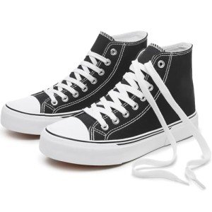 Stylish High Top Canvas Sneakers for Women