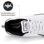 Lamincoa Women's White Wide Toe Sneakers