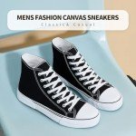 Stylish High Top Canvas Sneakers for Women