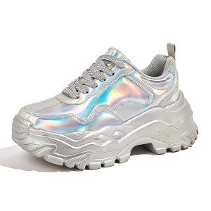 Niluber Women's Chunky Platform Sneakers - Multi Color