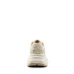 Chunky Beige Platform Sneakers for Women
