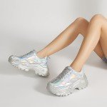 Niluber Women's Chunky Platform Sneakers - Multi Color