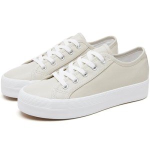 Women's White Platform Sneaker Casual Tennis Shoes