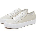 Women's White Platform Sneaker Casual Tennis Shoes