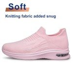 Comfortable Non-Slip Women's Walking Sneakers - Pink