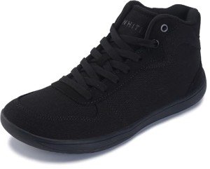 WHITIN Women's Black High-Top Minimalist Sneakers