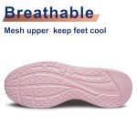 Comfortable Non-Slip Women's Walking Sneakers - Pink