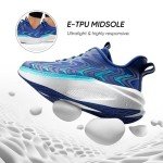Comfortable Blue Athletic Sneakers for Women