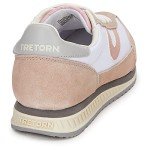 TRETORN Women's Vintage Lace-Up Sneakers, White/Blush