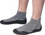 Women's Lightweight Mesh Sock Shoes - Grey Sneakers