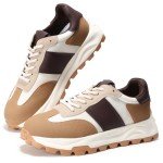 Brown Lightweight Sneakers for Women – 2024 Fashion