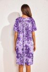 Ekouaer Women’s Floral Print House Dresses with Pockets