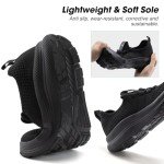 ZOVE Women's Ultra Light Wide Toe Sneakers