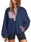 Trendy Women's Oversized Fleece Winter Sweatshirt
