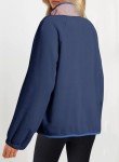 Trendy Women's Oversized Fleece Winter Sweatshirt
