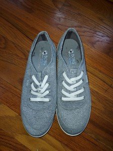 Skechers Women's Gray Bobs Tennis Shoes Size 9