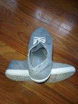 Skechers Women's Gray Bobs Tennis Shoes Size 9
