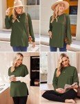 Ekouaer Maternity Long Sleeve T-Shirt 3 Pack