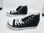 Women’s High Top Canvas Sneakers - Size 6
