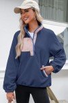 Trendy Women's Oversized Fleece Winter Sweatshirt
