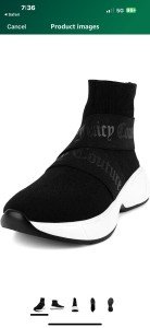 Black Juicy Couture Women's Slip-On Sneakers Size 8.5