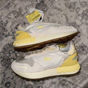 LACOSTE Women's Yellow Tennis Sneakers, Size 6
