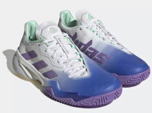 Adidas Women's Barricade Tennis Shoes - Blue Mint