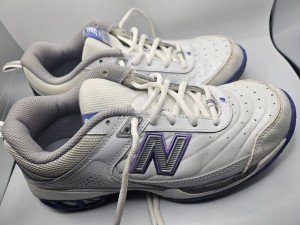 New Balance 806 Women’s White Leather Tennis Shoes