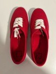 Liz Claiborne Women's Red Lace-Up Sneakers Size 7M