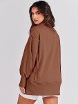 Cozy Oversized Crew Neck Sweatshirt for Women