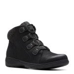 Clarks Women’s Black Nubuck Carleigh Jade Ankle Boot