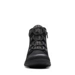 Clarks Women’s Black Nubuck Carleigh Jade Ankle Boot