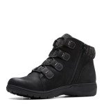 Clarks Women’s Black Nubuck Carleigh Jade Ankle Boot