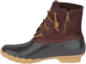 Sperry Women's Tan/Dark Brown Saltwater Boots