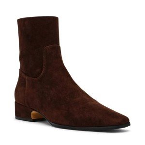 Steve Madden Chocolate Brown Suede Ankle Boots