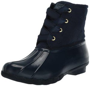 Sperry Women's Navy Saltwater Rain Boots, Size 7.5