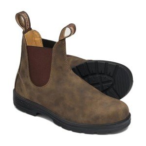Classic Chelsea Boots in Rustic Brown for Women