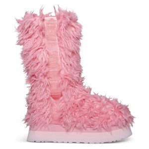 UGG Fluff Momma Sugar Pink Faux Fur Boots