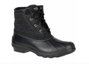 Women's Black Sperry Syren Gulf Duck Boots