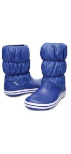 Blue Women's Winter Puff Boots Size 6