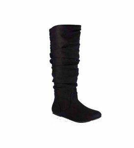 Women's Casual Round Toe Mid-Calf Flat Boots