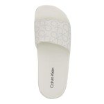 Calvin Klein Women's White Athens Slide Sandals