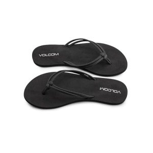 Volcom Women's Forever Flip Flop Sandals - Black