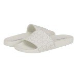 Calvin Klein Women's White Athens Slide Sandals