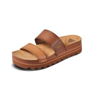Reef Women's Cushion Vista Hi Sandals - Espresso