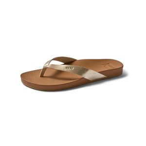 Reef Women's Tan/Champagne Cushion Court Sandals