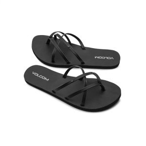 Volcom Women's Black School Flip Flop Sandals