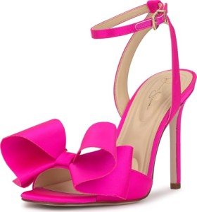 Jessica Simpson Valley Pink Heeled Sandals, Size 11
